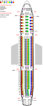 Airlines Seating Charts Seat Maps Airbus A319 A320 A330 A380