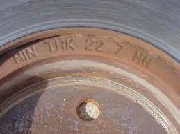 1998 tj front disc rotor thickness