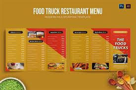 40 best food truck menu templates