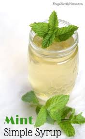 how to make mint simple syrup frugal