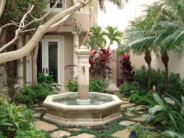Water Fountain Mediterranean Garden