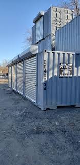 ground level storage container building