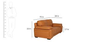 max leatherette 2 seater sofa in