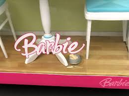 barbie table chairs kitchen play set
