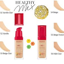 bourjois healthy mix anti fatigue 16h foundation 50 rose ivory