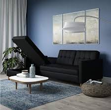 dorel hartford selectional futon black