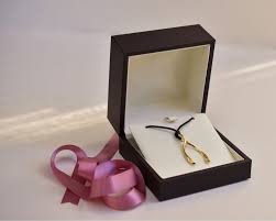 gold wishbone pendant gift from a