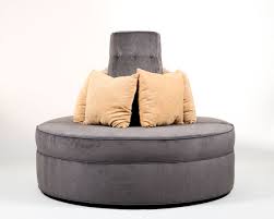 round banquette couch lobby sofa in