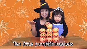ハロウィンのおきゃくさま Ten Little Pumpkins Sumi in Wonderland Nursery rhymes and  songs for children Halloween - YouTube