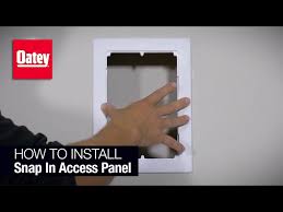 How To Install An Access Panel