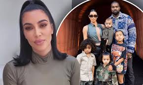 Kim kardashian gushes over 'besties' true and psalm. Kim Kardashian And Kanye West Arguing A Lot Kanye Is Really Getting On Kim S Nerves Daily Mail Online