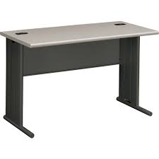 See more ideas about workstation, hon, work space. Hon The Stationmaster Desk 48 X 24 X 29 5 X 1 1 Radius Edge Material Metal Finish Charcoal Gray Laminate Light Gray Zerbee