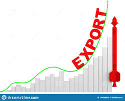 Export Growth Chart Stock Illustration Illustration Of