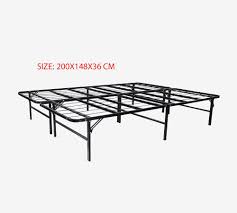todeco folding bed frame metal bed