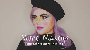 jci halloween mime makeup tutorial