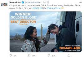 In six months, its entire zip code was. Chinese Director Of Nomadland Faces Controversy At Home