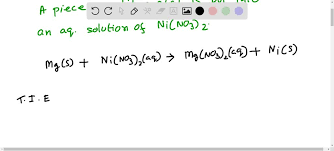 Ni No3 2 Write The Net Ionic Equation