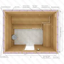 7x9 diy indoor sauna kit custom