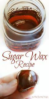 homemade sugar wax recipe as the