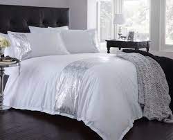 Love This Bedding Silver And White