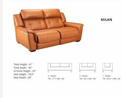 motorized stanley 2str leather sofa