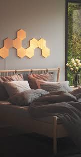 A brightly lit bedroom is perfect when you're getting ready for work or a night out, but not so much when you're winding down with a good book. Home Nanoleaf India Consumer Iot Led Smart Lighting Products