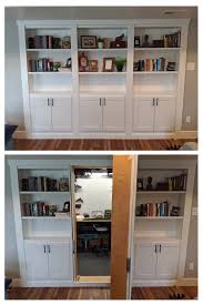 I'd also been considering some of ikea's closet and wardrobe systems, primarily the pax system. Hidden Pivot Bookcase Installation Thisiscarpentry