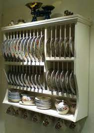 white wooden plate rack ipes es