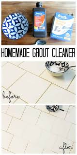 homemade grout cleaner from household