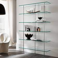 furniture ultra modern glass bookcase