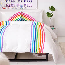 rainbow twin bedding set clothes