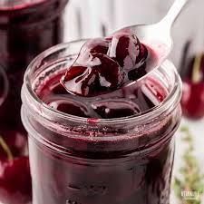 black cherry preserves with thyme and