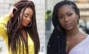 Brown and black twists with beads. 43 Eye Catching Twist Braids Hairstyles For Black Hair Stayglam