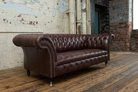 Leather Chesterfield Sofa British