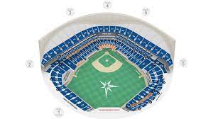 tropicana field seating map