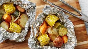 grilled vegetable foil packs recipe