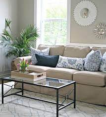 decorar con cojines sofa beige factory