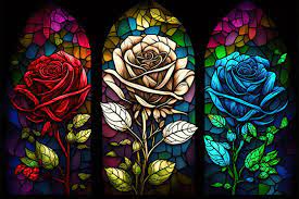 Stained Glass Flowers Images Browse