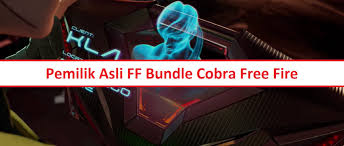 Free fire is the ultimate survival shooter game available on mobile. The Original Owner Of The Cobra Free Fire Ff Bundle Who Is He Netral News