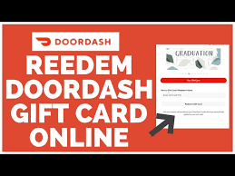 how to redeem doordash gift card