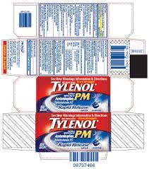 Tylenol Pm Extra Strength Tablet Coated Mcneil Consumer