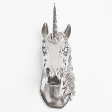 The Bayer Unicorn Head In Silver