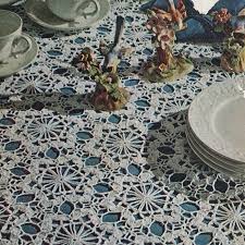 free crochet tablecloth doily patterns