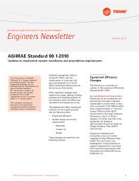 Ashrae Standard 90 1 2010 Updates To Mechanical Manualzz Com