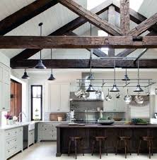 Minimal lighting is required in this vaulted ceiling kitchen with glass sky windows. Top 70 Best Vaulted Ceiling Ideas High Vertical Space Designs