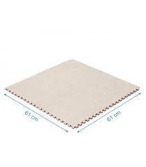 beige foam carpet tiles playmat