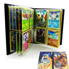 Has 14 pages that hold 4 or 8 cards, depending on if you double them up, so holds a total of 56 or 112 cards. Pokemon Cards Album Binder Folder Book List Collectors Two Side 240 Cards Holder Ebay