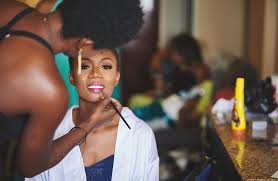 black makeup artist