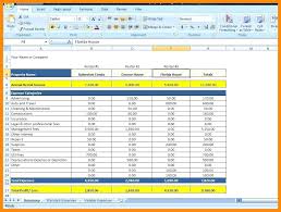 Small Business Profit And Loss Template Excel Income Expenses