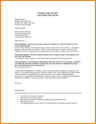 Application Letter Format For High School Students Sample